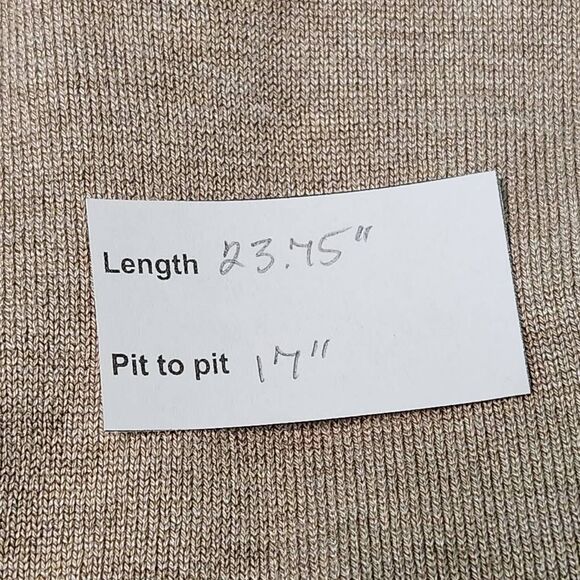 Joseph A. Brown Turtleneck Sweater NWT Size Small Light Brown Sweater - Picture 11 of 11